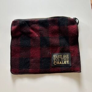 Wool flannel pouch